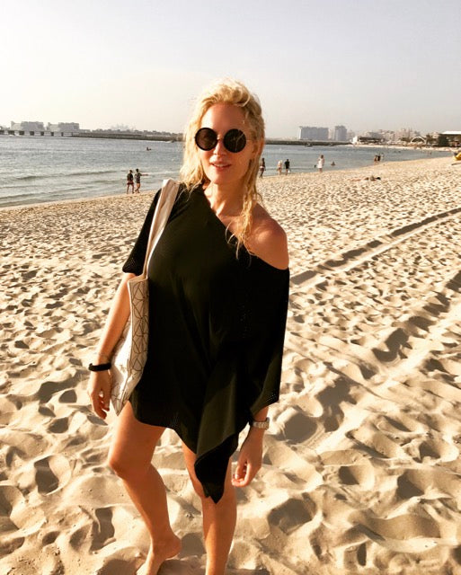 Ivy Swim Cover-Up in Black