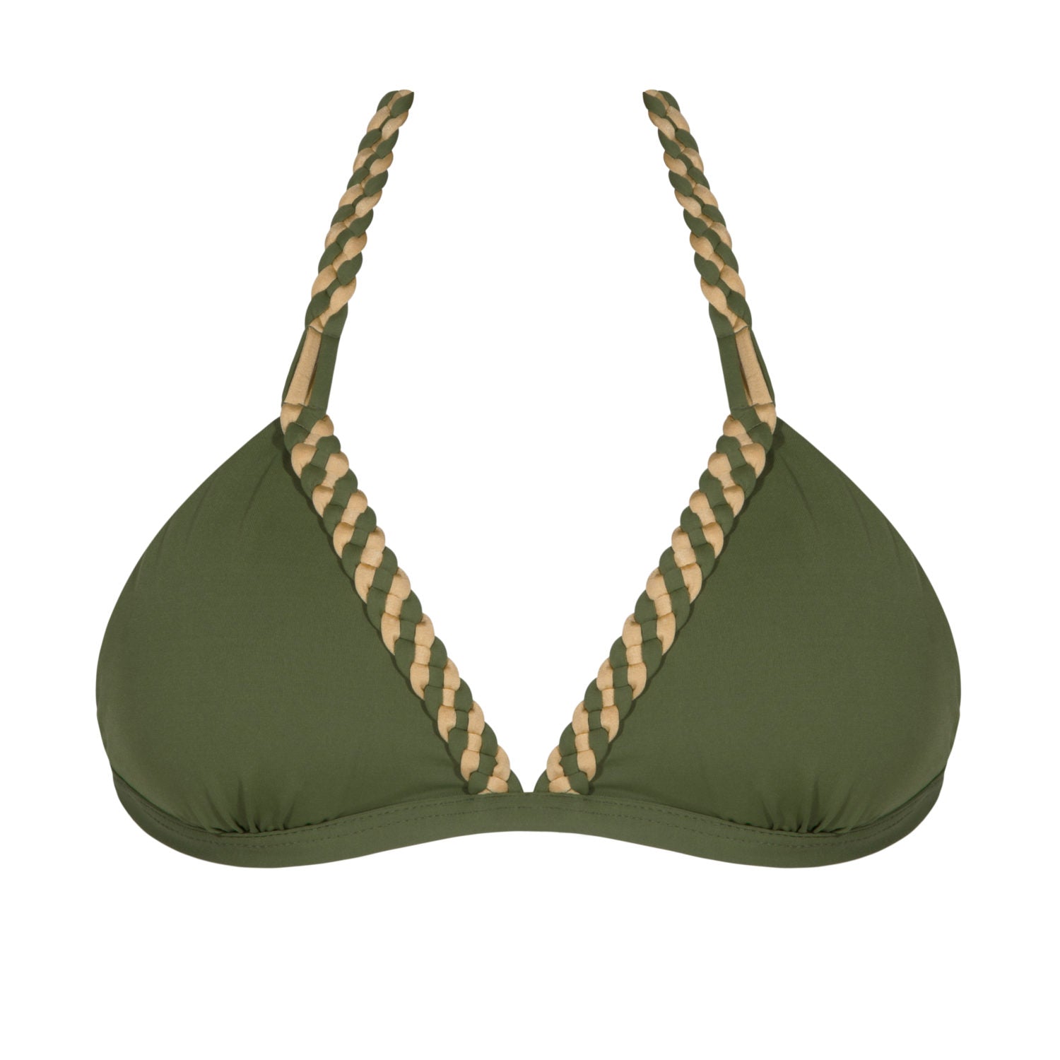 EMBLA TOP IN MOSS GREEN