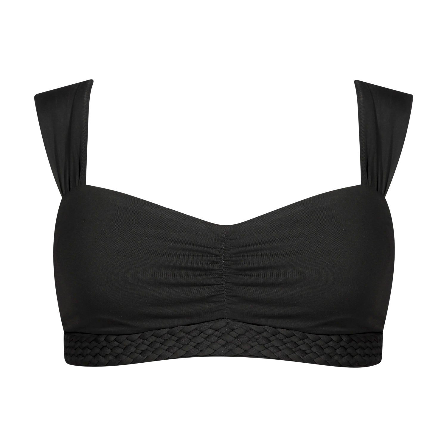 ASTRID CROP TOP IN BLACK ONYX