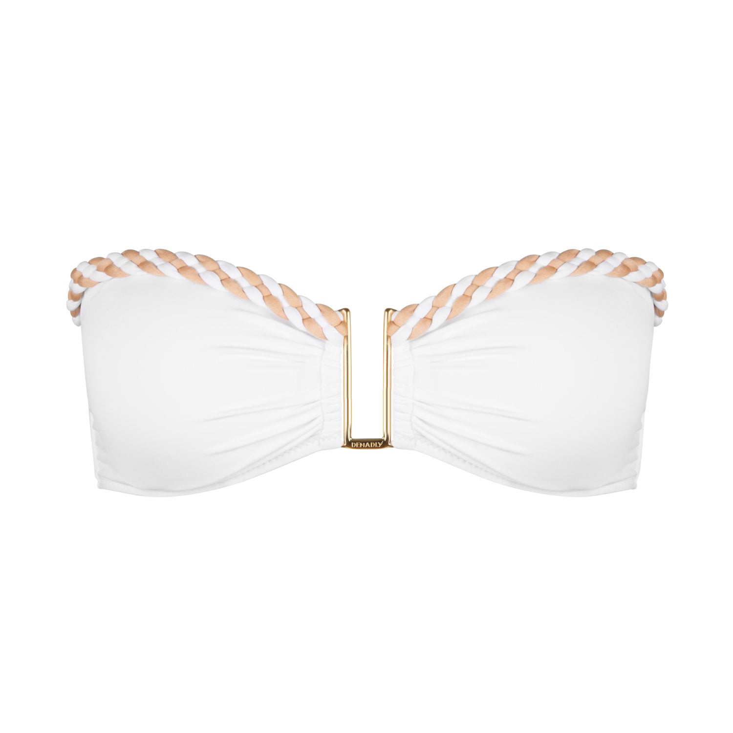 FREJA BANDEAU BIKINI TOP IN SNOW WHITE