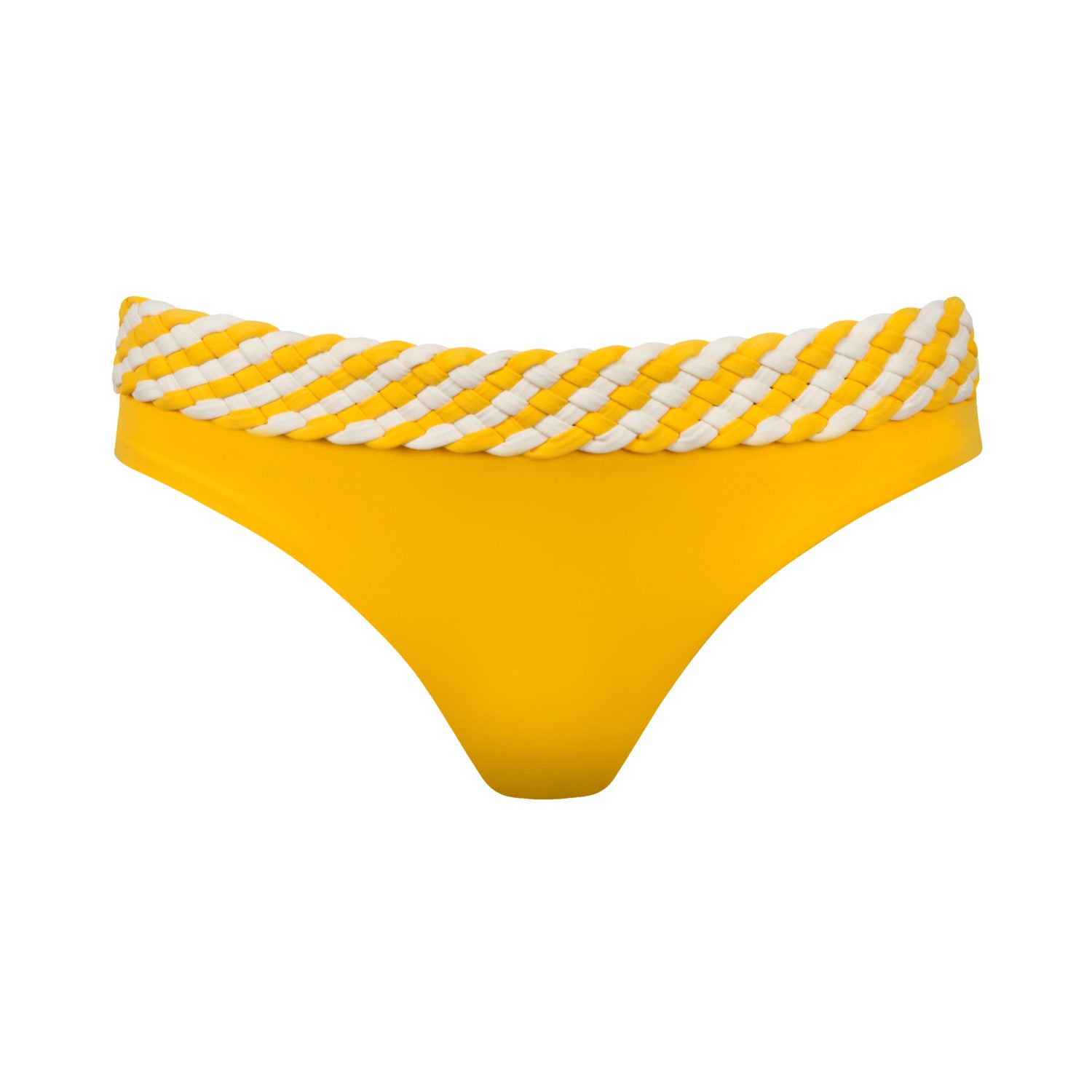Sol Full Cover Brief in Amber Yellow